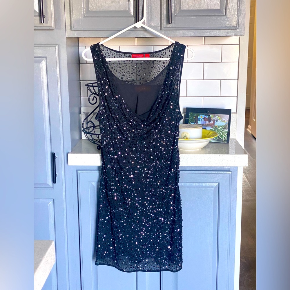 Women’s beaded cocktail dress